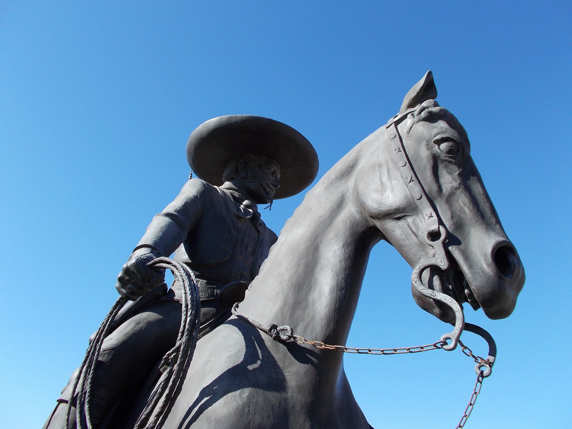 cowboy statue